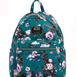 Star Wars x Loungefly Exclusive Darth Vader Floral AOP Mini Backpack